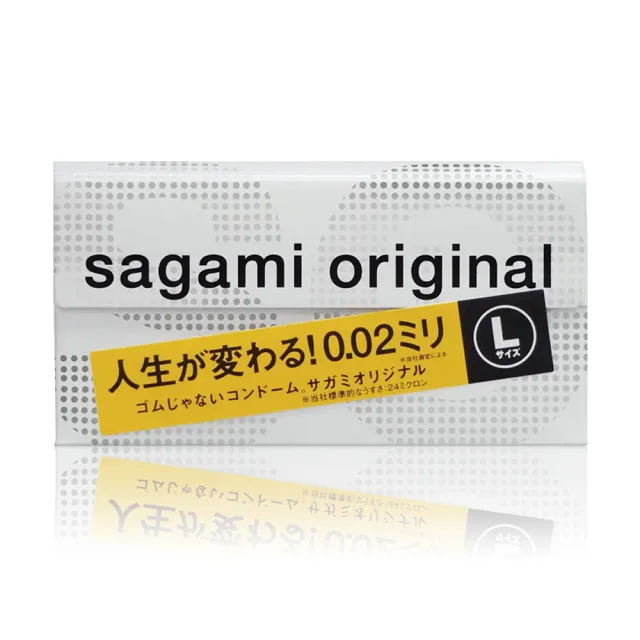 【sagami 相模】相模元祖0.02大碼裝PU保險套(12入)