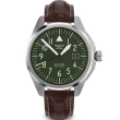 【AVIATOR 飛行員】AIRACOBRA P43 TYPE A 飛行風格 腕錶 手錶 男錶 綠色(V.1.38.0.330.4)