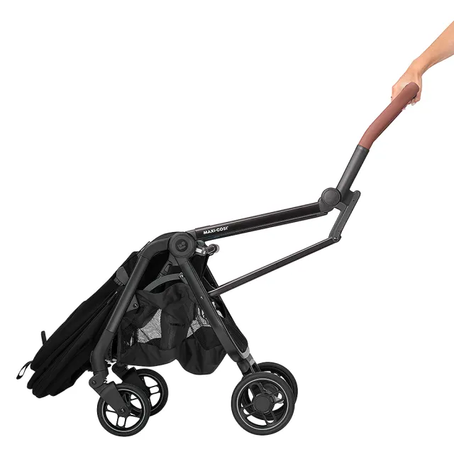 【MAXI-COSI】Leona 中型雙向都會嬰兒推車+CabrioFix-i-Size提籃組合(新生兒推車 新生兒汽座提籃)