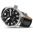 【AVIATOR 飛行員】Airacobra P42 戰鬥機飛行錶 男錶 手錶 黑色(V.1.22.0.148.4)