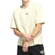 【adidas 愛迪達】Mock  T-shirt 男款 女款 黃色 運動 休閒 微立領 上衣 短袖 IN4214
