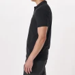 【Abercrombie & Fitch】AF A&F 經典刺繡麋鹿短袖Polo衫-黑色(春夏必備/平輸品)
