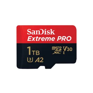 【SanDisk 晟碟】ExtremePRO microSDXC UHS-I 1TB 記憶卡