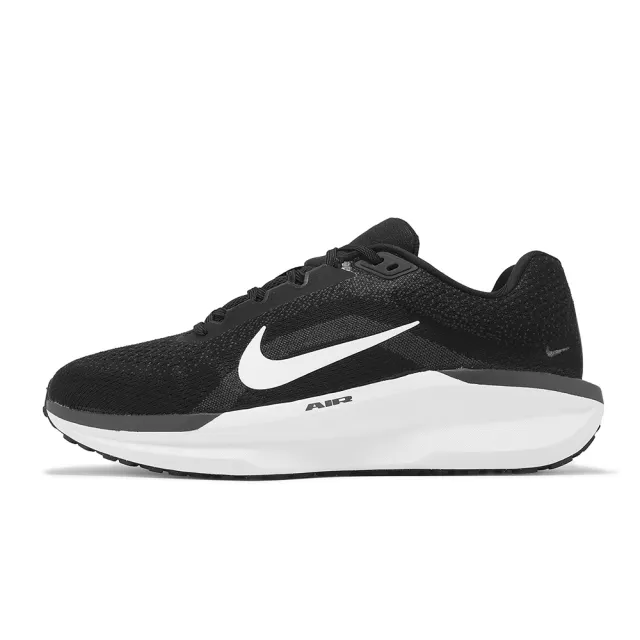 【NIKE 耐吉】慢跑鞋 Air Winflo 11 男鞋 女鞋 黑 白 緩震 回彈 透氣 運動鞋(FJ9509-001)
