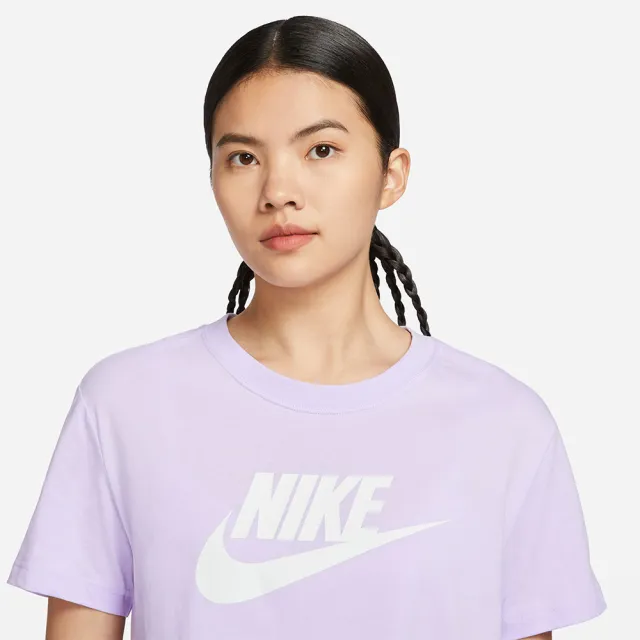 【NIKE 耐吉】上衣 女款 短袖上衣 運動 AS W NSW CLUB CRP TEE FTRA 紫 BV6176-511(3S3728)