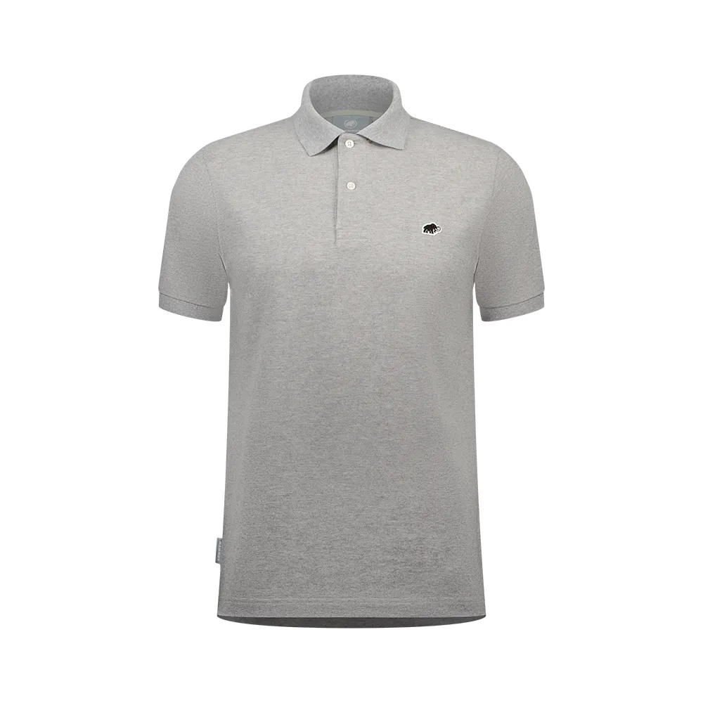 【Mammut 長毛象】Matrix Polo Shirt AF Men 日系輕量快乾Polo衫 合金灰PRT1 男款 #1017-00402