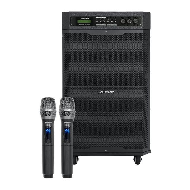 【J-POWER 杰強】震天雷15吋黑曜旗艦版-行動KTV藍牙音響(JP-AV-MK15BF)