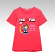 【YAKPAK】MIT專利水晶紗酷涼鉑金款短袖女上衣(國小6年級至國中女生都能穿)