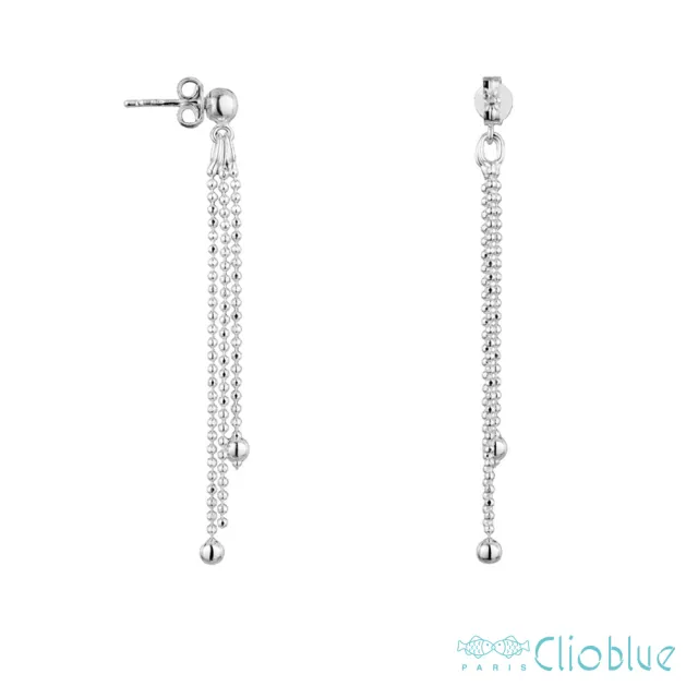 【Clio Blue】小水滴耳環(法國巴黎品牌/925純銀)