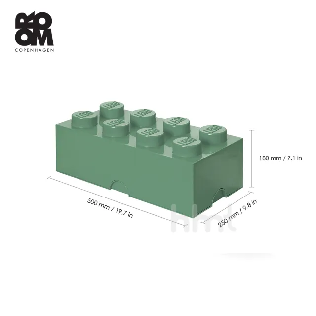 【Room Copenhagen】Room Copenhagen LEGO☆ Storage Brick 8樂高積木經典方塊八收納盒(樂高正式授權商品)