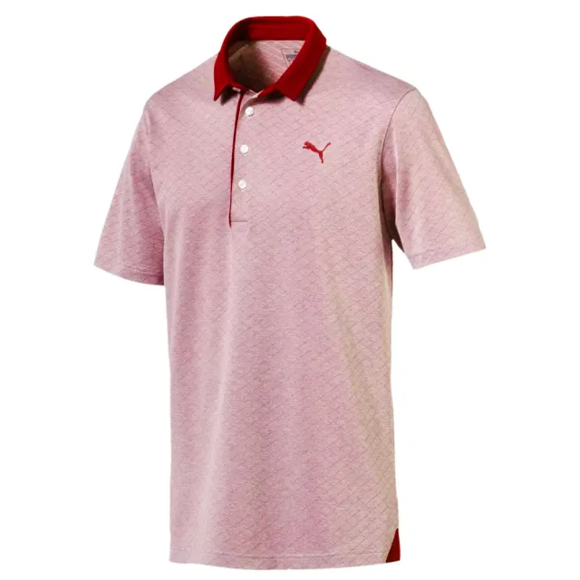 【PUMA】GOLF男運動機能POLO(紅576125 03)