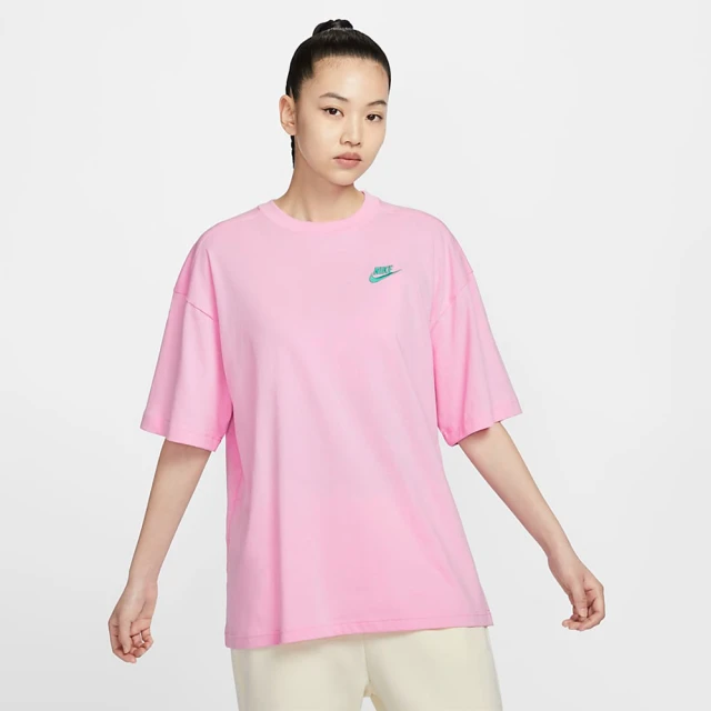 NIKE 耐吉 上衣 女款 短袖上衣 運動 AS W NSW SS TEE BF GCEL 粉 HJ9427-662