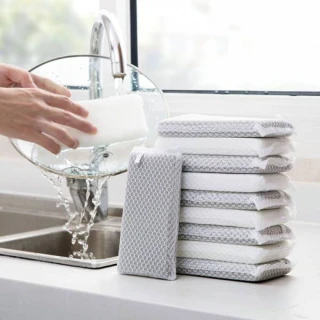 【品川製物】洗碗專用網布5入(起泡快速有效去汙輕量好拿)
