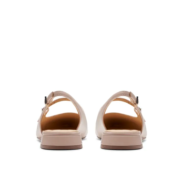 【Clarks】女鞋 Sensa15 Shine 瑪麗珍鞋面低跟尖頭鞋 平底鞋(CLF76802D)