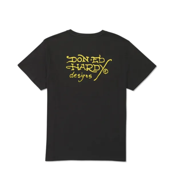 【Ed Hardy】Fire Bird 動態火鳥水鑽圖騰 短袖T恤(美國進口平行輸入)