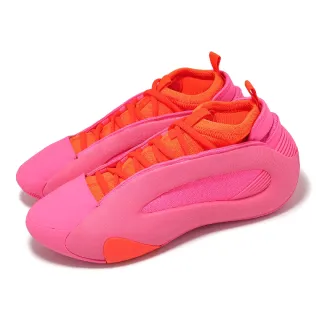 【adidas 愛迪達】籃球鞋 Harden Vol. 8 男鞋 粉 橘 Flamingo Pink 哈登 Boost 緩衝(IE2698)
