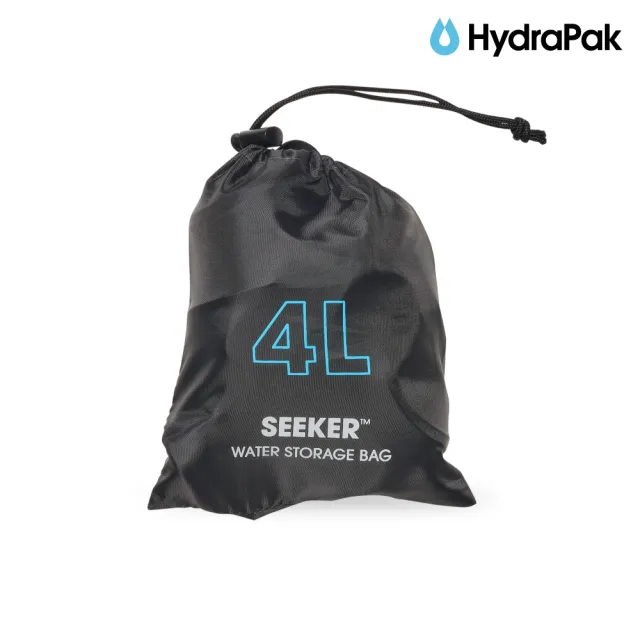 【HydraPak】Seeker 4L 摺疊儲水袋 / 遠古灰(軟式水瓶、軟式水壺、登山配件、儲水袋、濾水壺)