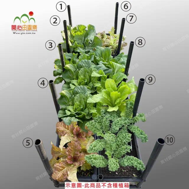 【田園樂】育材八箱防蟲網附接桿*30及拉鍊不含種植箱(180*60及120*90種植箱用)