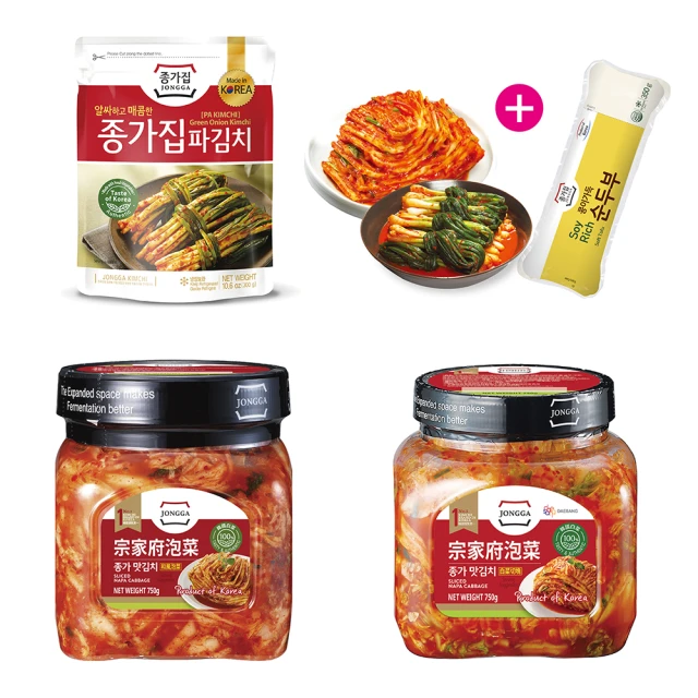 宗家府 Kimchi人氣商品任選3件組(贈豆腐)