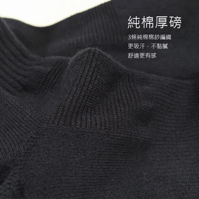 【Waken】6雙組 純棉超厚毛巾底短筒運動襪(素色襪子/3倍厚棉毛巾襪/短襪/氣墊襪/男襪 女襪/吸汗防臭)