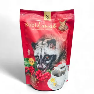 印尼野生麝香貓咖啡濾掛式8入組(二袋)