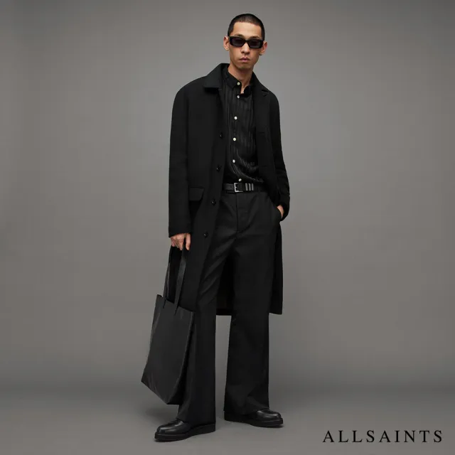 【ALLSAINTS】AURIGA 俐落條紋長袖襯衫 MS165Z(舒適版型)