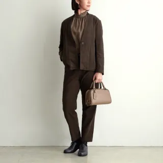 【MOTHERHOUSE】Ren 皮革兩用迷你手提包-淺褐色