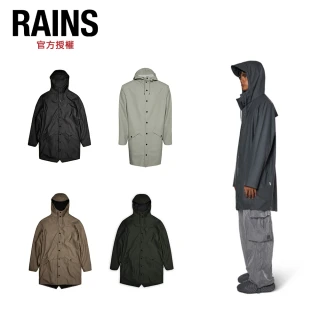 【Rains】Long Jacket 經典基本款長版防水外套(12020)