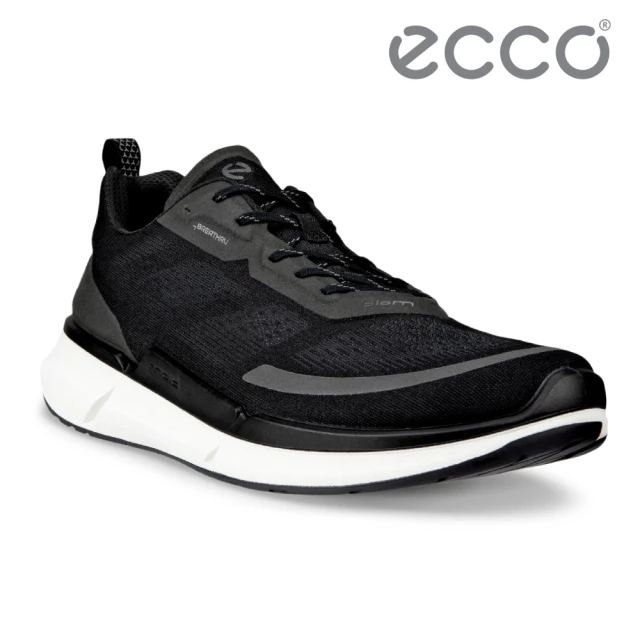 eccoecco BIOM 2.2 M 健步透氣輕盈休閒運動鞋 男鞋(黑色 83075400001)