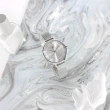 【EROS CERES】優雅迷人 簡約時尚 日期 藍寶石水晶玻璃 米蘭編織不鏽鋼手錶 銀色 33mm(LQ3323S-S)