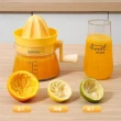 【Dagebeno荷生活】親子自製果汁手動式水果榨汁機 橙類水果檸檬擠壓榨汁杯(2入)