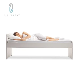 【L.A. Baby】天然乳膠床墊3尺5cm單人床墊(附有機棉防水布套)