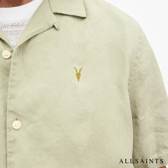 【ALLSAINTS】AUDLEY 寬鬆公羊頭骨短袖夏威夷襯衫 M016SA(舒適版型)