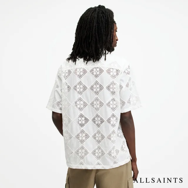 【ALLSAINTS】VISTA 寬鬆花卉刺繡短袖夏威夷襯衫 MS516Z(舒適版型)