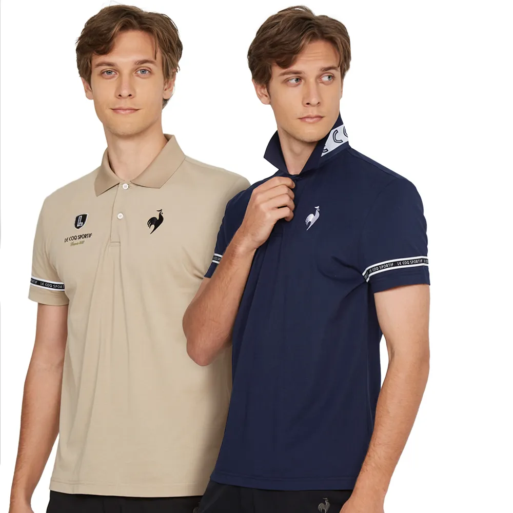 【LE COQ SPORTIF 公雞】休閒經典短袖POLO衫 男款-3色-LWT21342