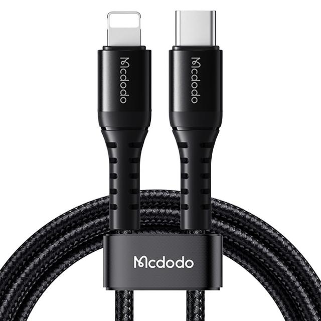 【Mcdodo】Type-C TO Lightning PD快充/充電傳輸編織線 1M 光速 支援iPhone14-5系列