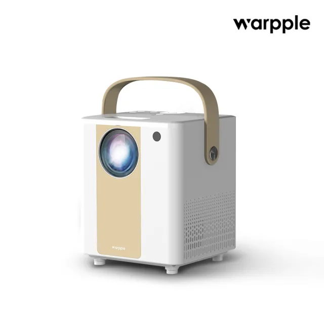 【Warpple】1080P 高畫質便攜智慧投影機 LS3  白色款(娛樂 露營 戶外 商用 會議)