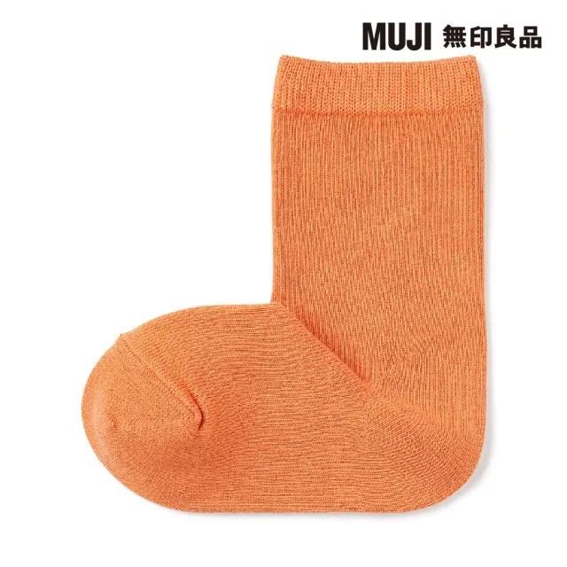 【MUJI 無印良品】兒童棉混直角襪(共8色)