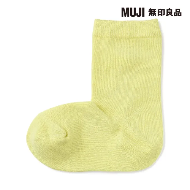 【MUJI 無印良品】兒童棉混直角襪(共8色)