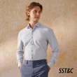 【SST&C 精選限定_OUT】EASY CRAE 藍色織紋標準版襯衫0312400004