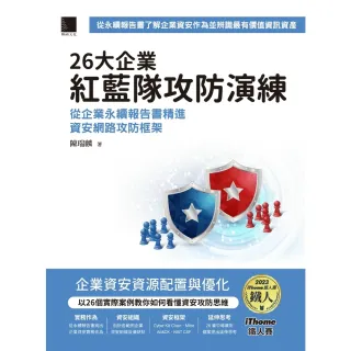 【MyBook】26大企業紅藍隊攻防演練：從企業永續報告書精進資安網路攻防框架（iThome鐵(電子書)
