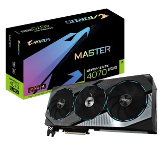 【GIGABYTE 技嘉】AORUS GeForce RTX4070 SUPER MASTER 12G 顯示卡