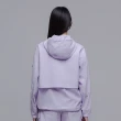 【國家地理服飾官方旗艦】女裝 CYGNUS 平織防風外套 - 紫色(舒適彈性/女外套/防風)