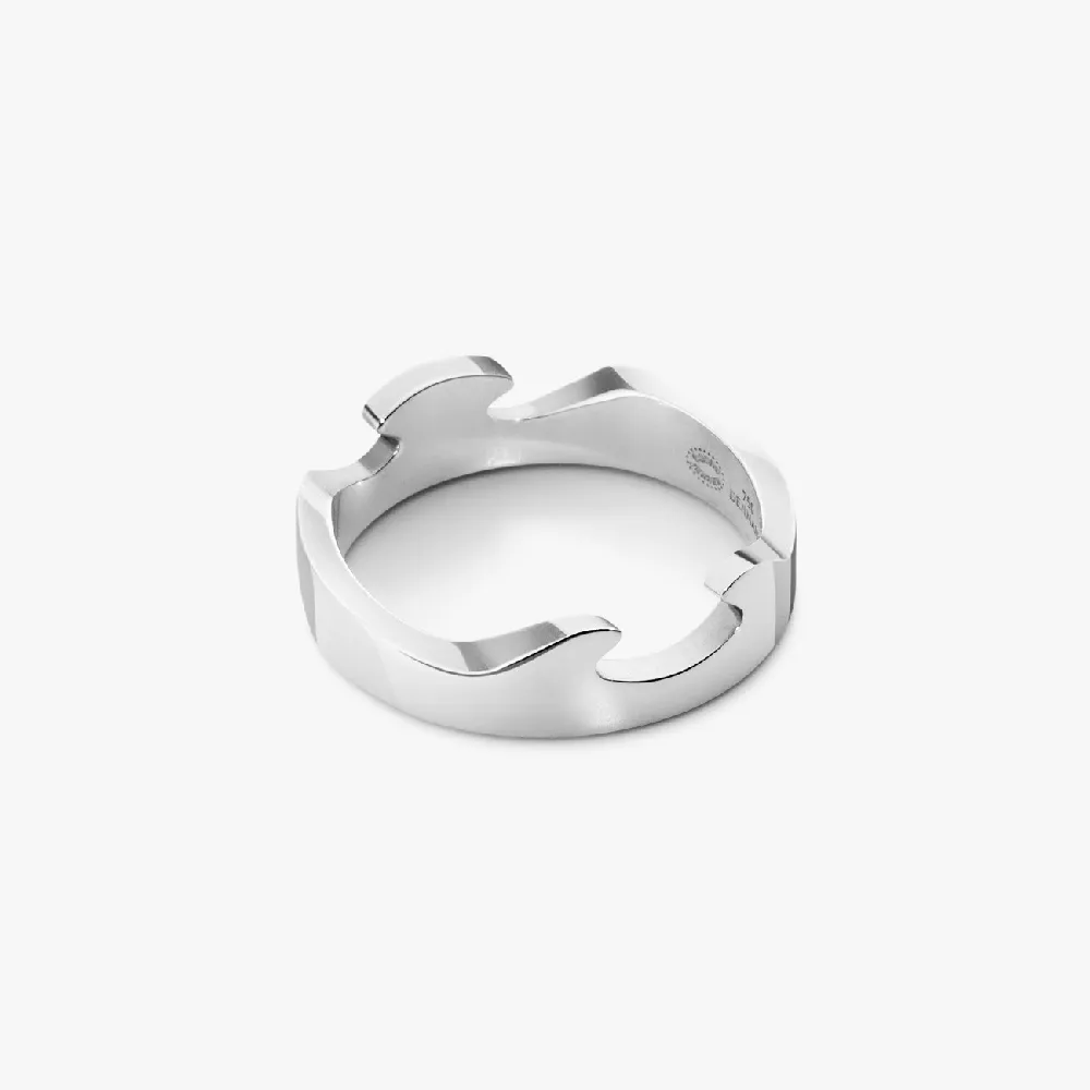 【Georg Jensen 官方旗艦店】FUSION 外圈戒指(18K白金 戒指)