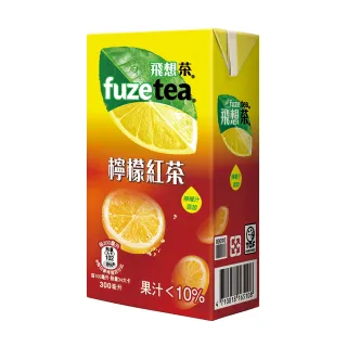 【fuze tea 飛想茶】檸檬紅茶 利樂包300mlx3箱(共72入；24入/箱)