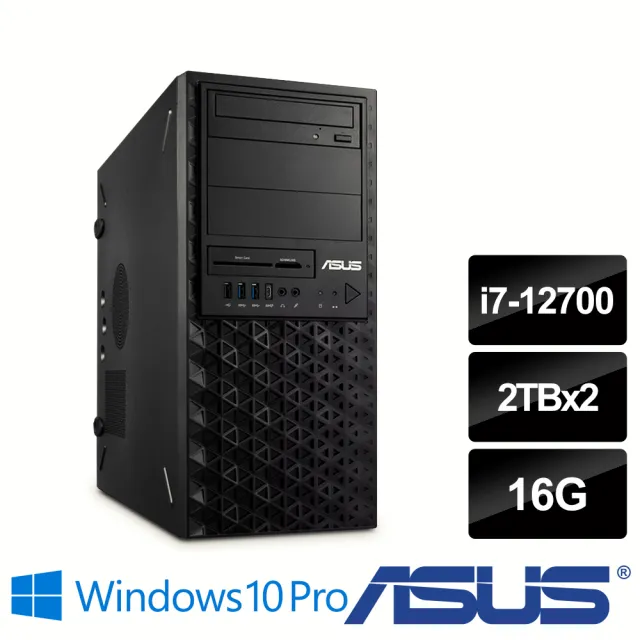 【ASUS 華碩】i7會計系統專用機(WS760T/i7-12700/16G/2TBx2 HDD/750W/W10P)