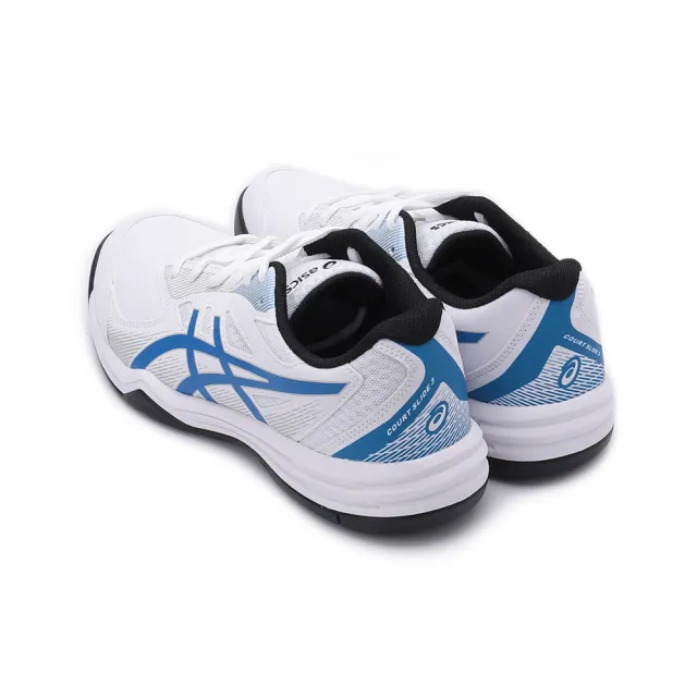 【asics 亞瑟士】COURT SLIDE 3 網球鞋 白藍 男鞋 1041A335-102