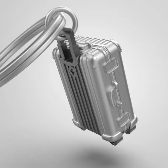 【Metalmorphose】MTM旅行箱造型質感鑰匙圈(任兩件贈真皮鑰匙掛環)