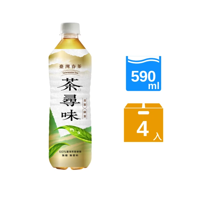 【黑松】茶尋味臺灣春茶590mlx4入/組