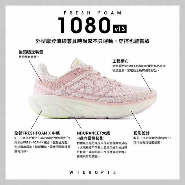 【NEW BALANCE】NB 慢跑鞋/運動鞋_女性_粉色_W1080P13-D